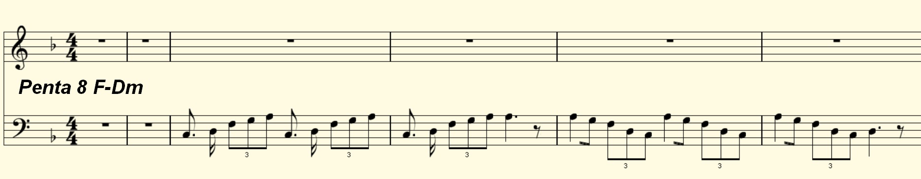 F Major Penta Riff